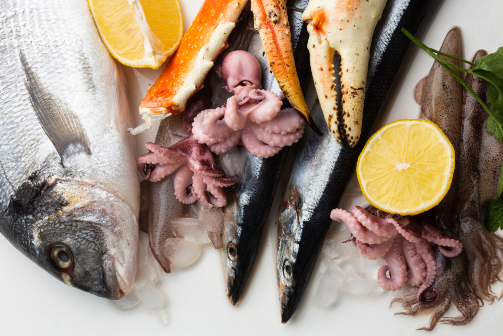 High-quality conventional and organic seafood products